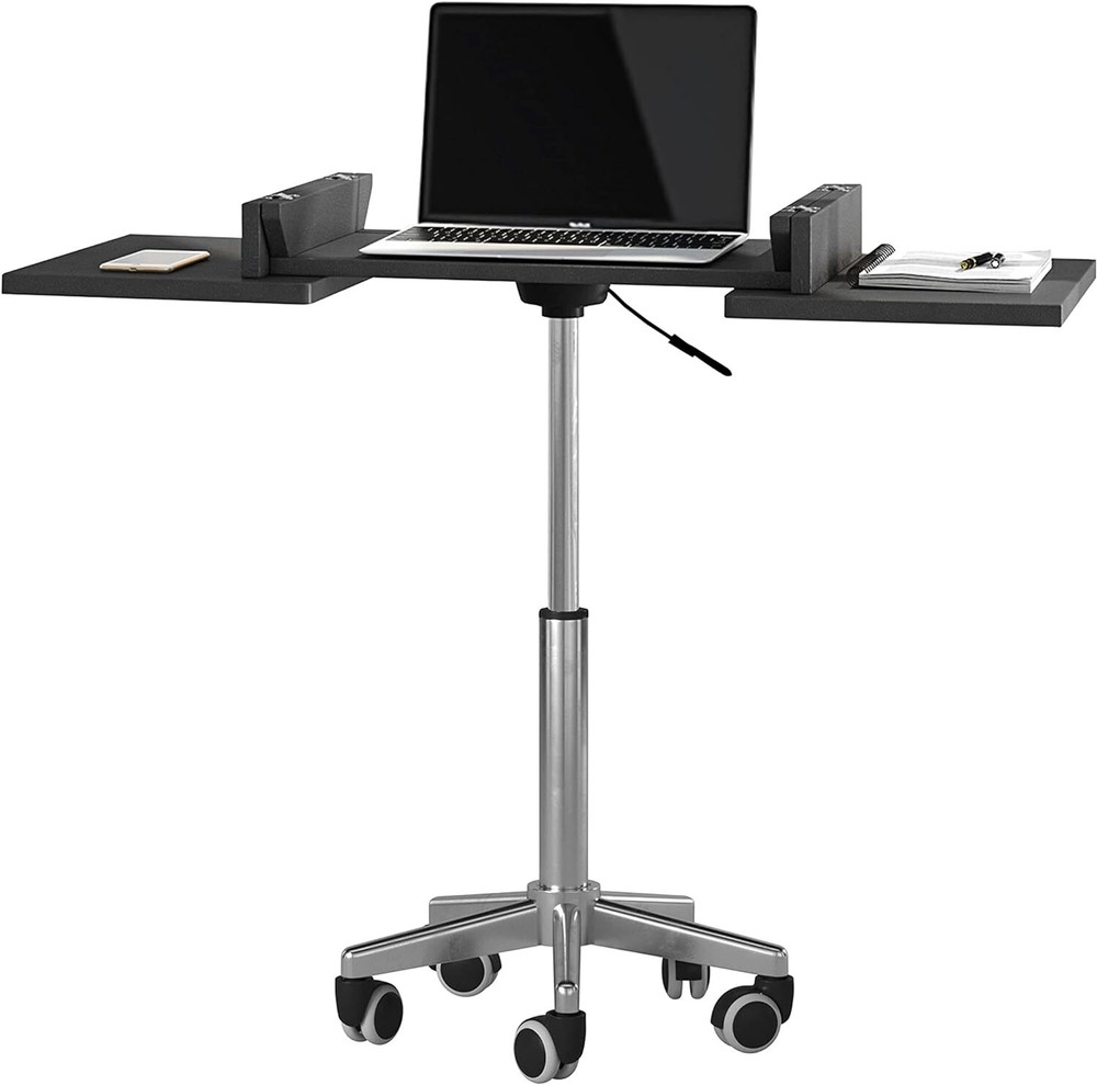 Techni Mobili RTA-B006-GPH06 Laptop Stand with Adjustable Black Graphite