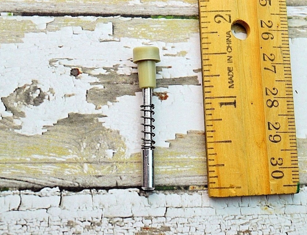 50 Pack - Plunger Pull Pins with cap and spring for window screens