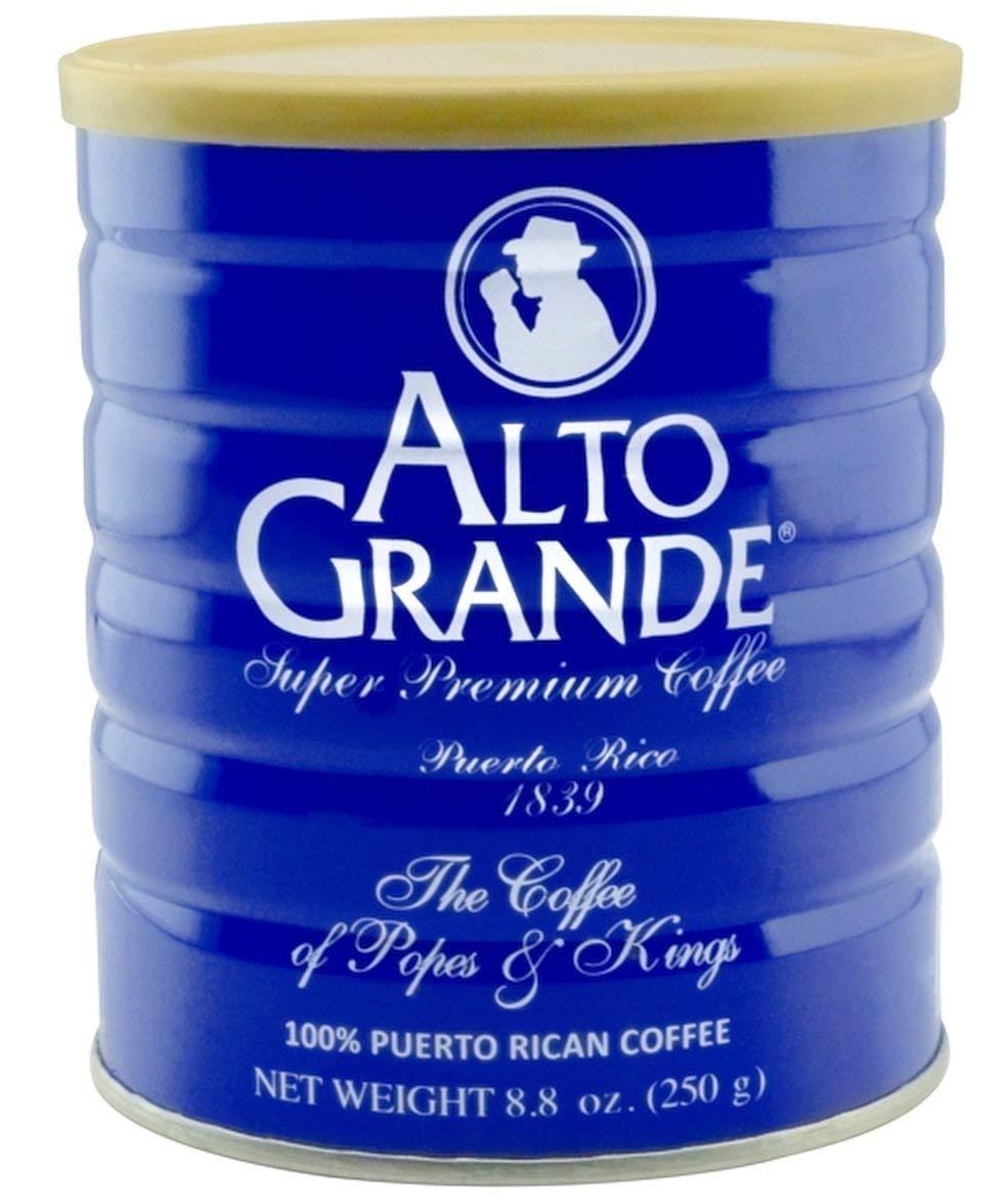Alto Grande Coffee Super Premium Ground Coffee From Puerto Rico, 8.8 Ounce