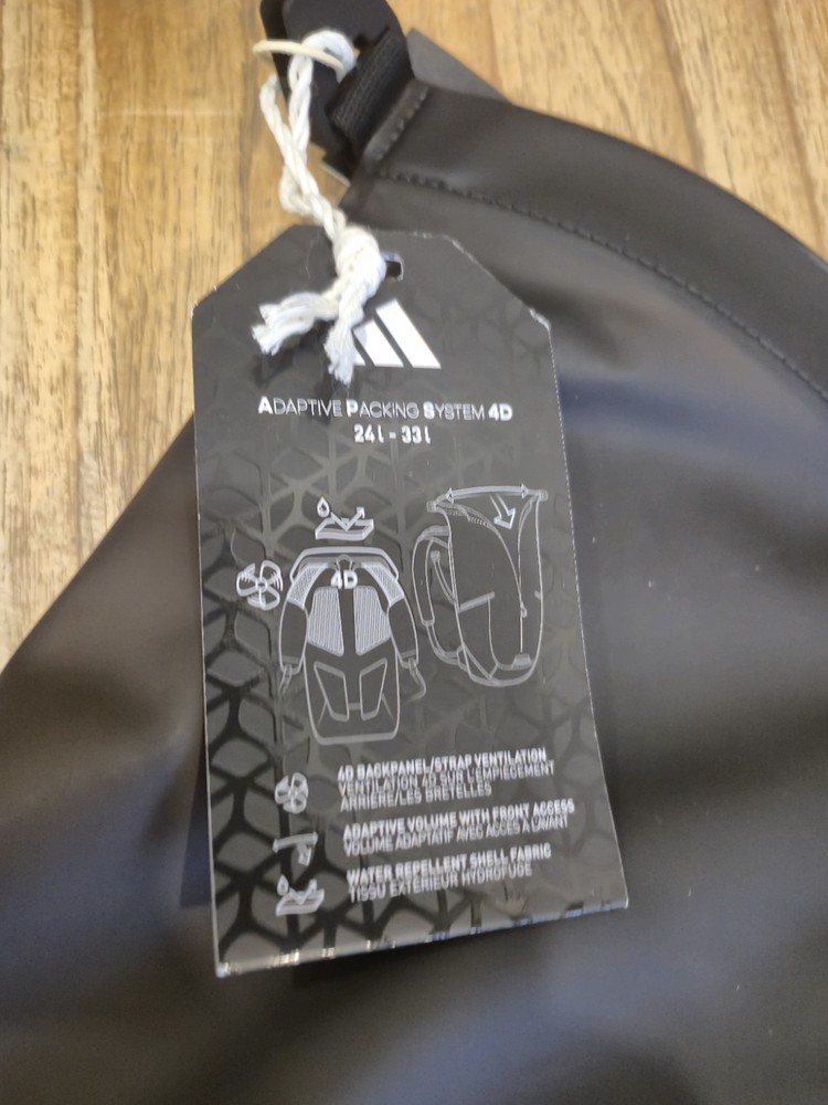 Adidas Adaptive Packing System Water Repellant Backpack 4D IT2182