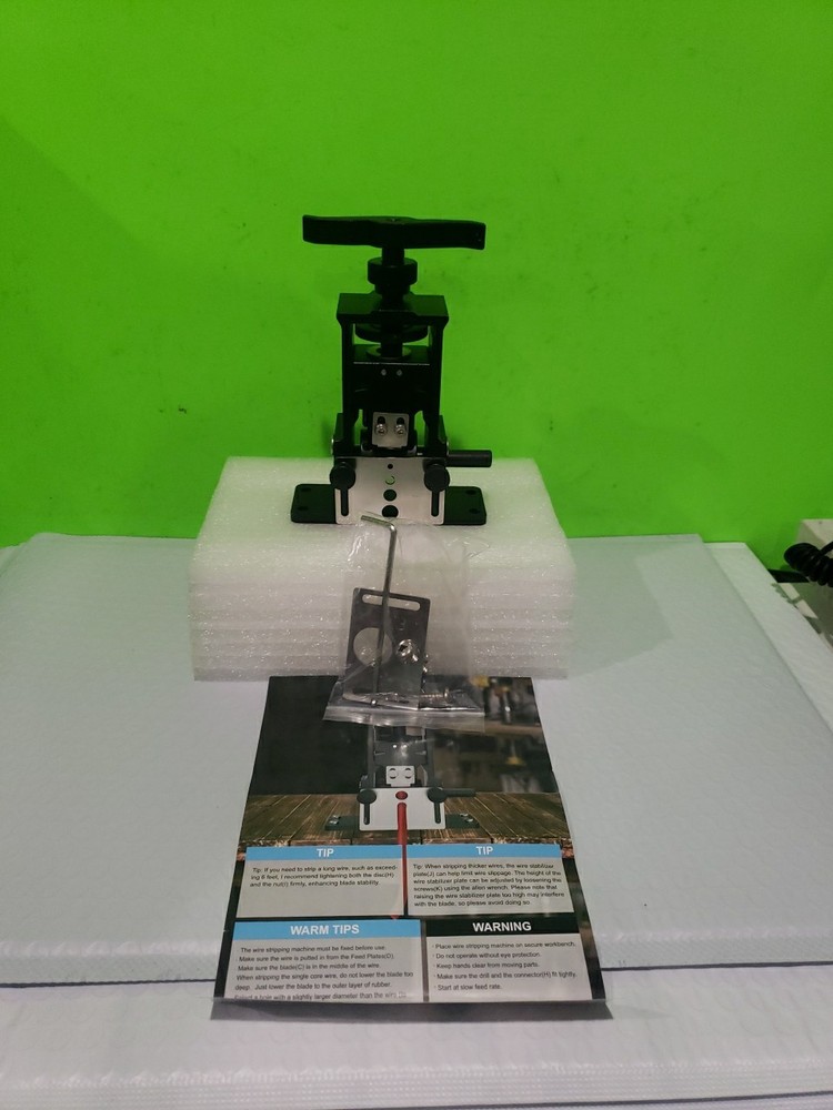 Manual Wire Stripping Machine Drill Powered Nuvium Open Box