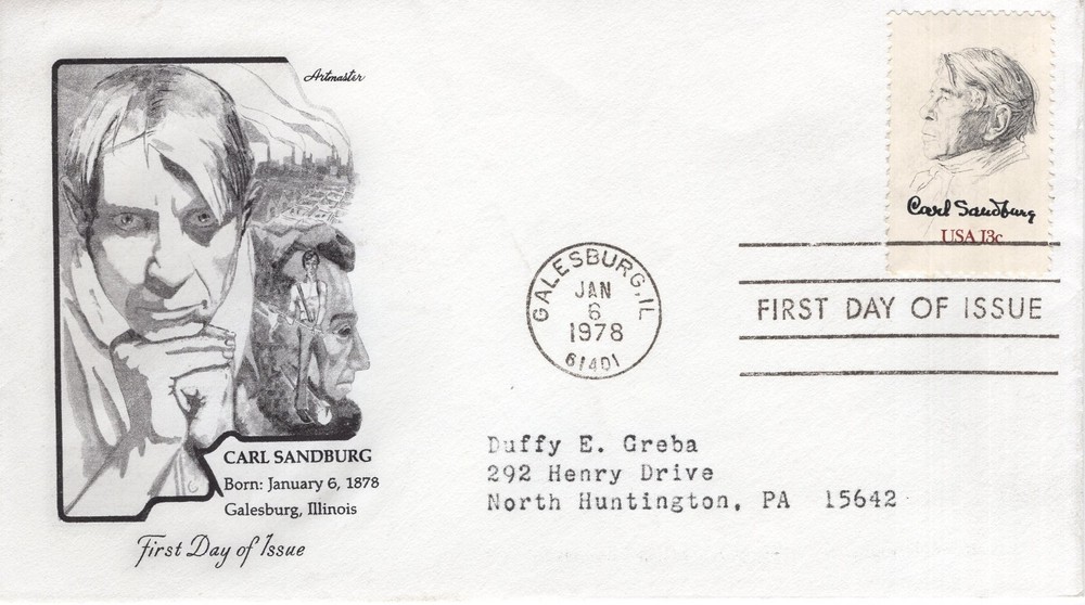 CARL SANDBURG - 1977 - DC3532