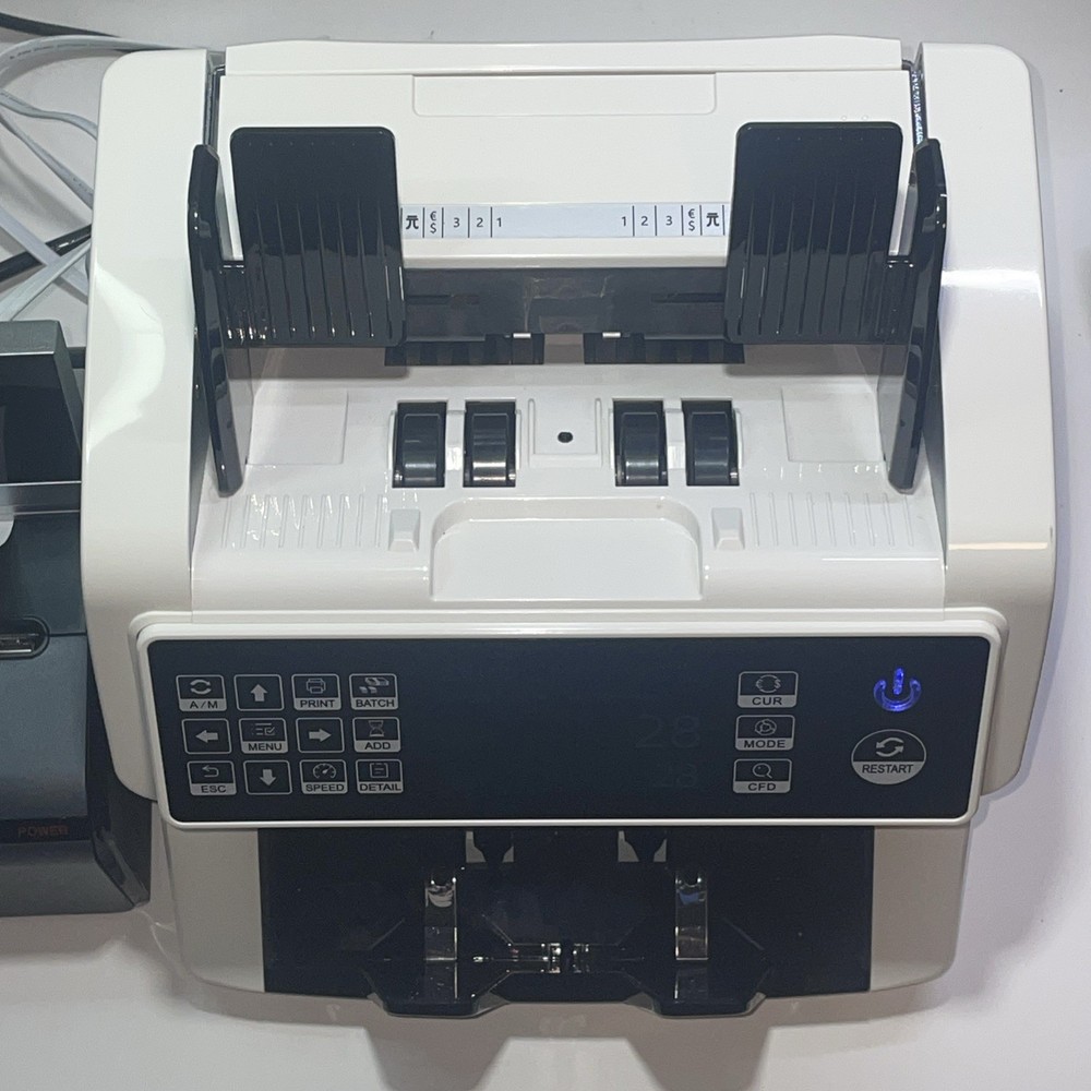Unbranded AL-920 Multi-Currency Banknote Value Counter W/ Printer Tested