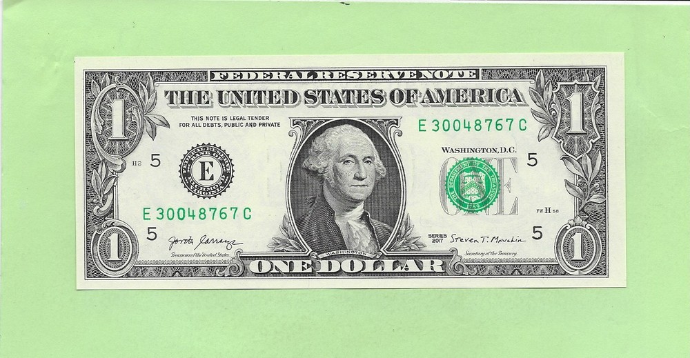 2017 ..UNCIRC $1  E 3004 8767 C  .... 2017  $1  E-C       NICE NOTE          FRN