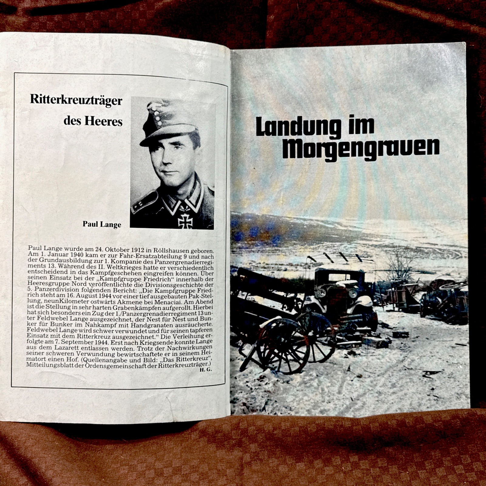 Der Landser Grossband.Lot Of 5 German Booklets About 1940s WW2 #(275)