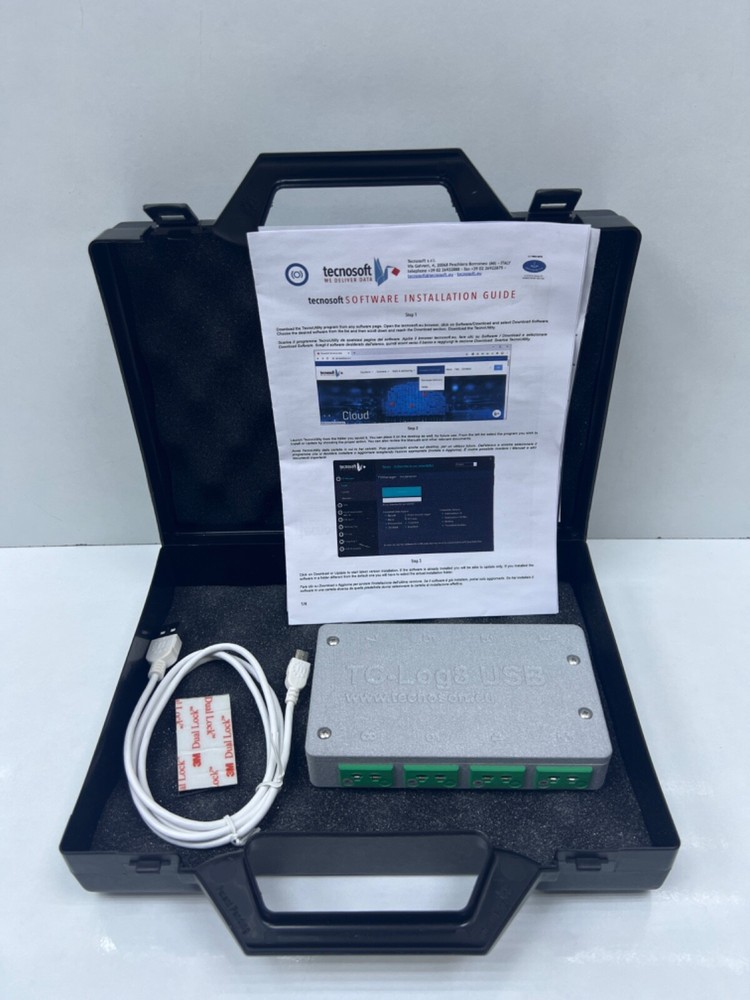 Tecnosoft Temperature data-logger TC-Log 8 USB