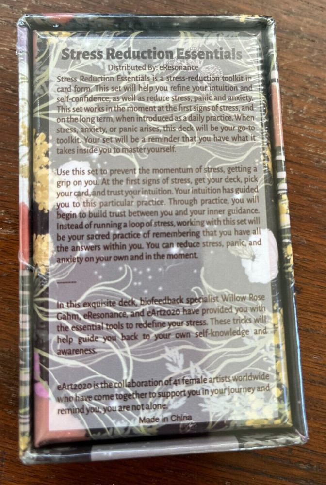 Stress Reduction Essentials Deck - Self Care Practices NEW
