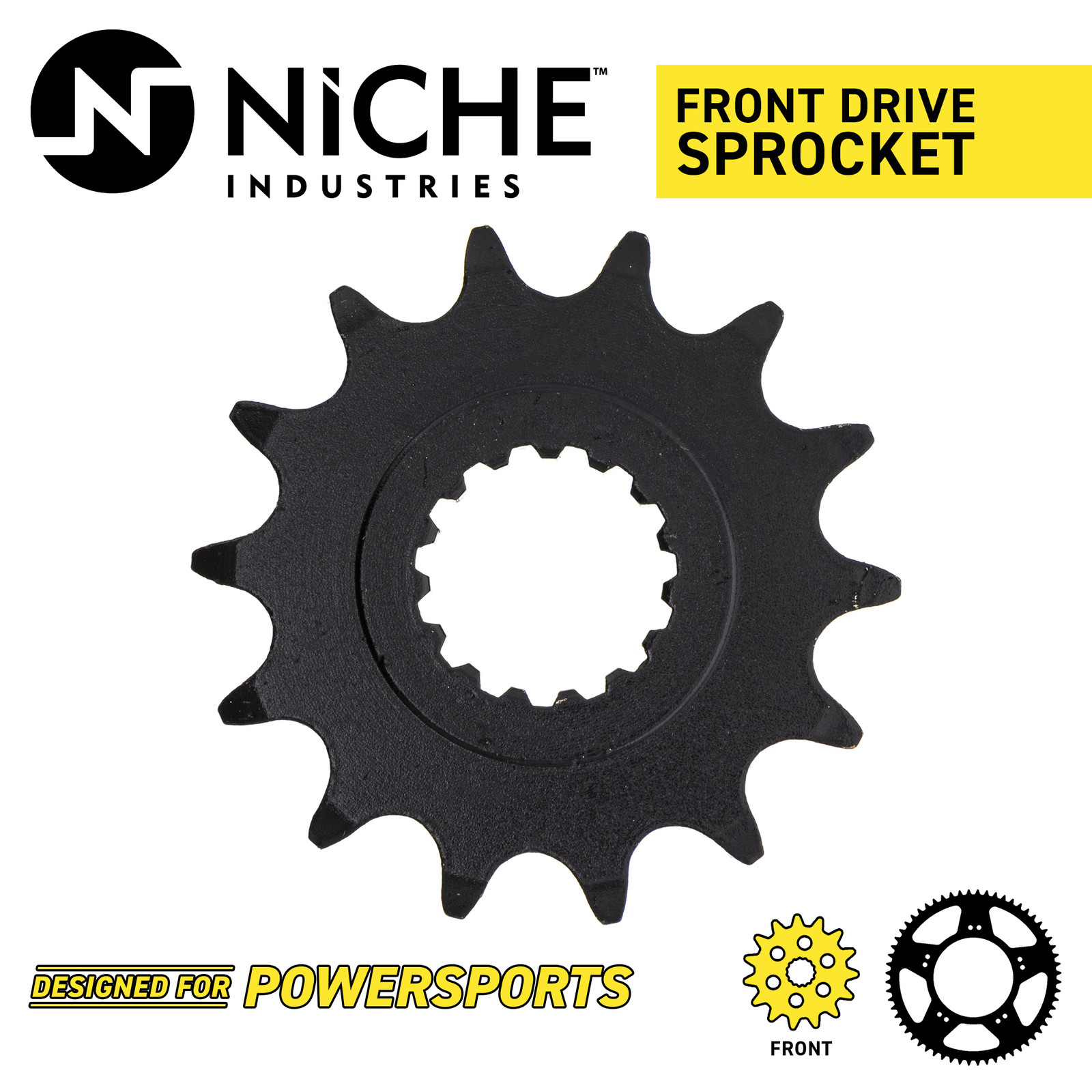 Sprocket Chain Set for Yamaha Raptor 700 YFZ450R 14/38 Tooth 520 X-Ring Kit