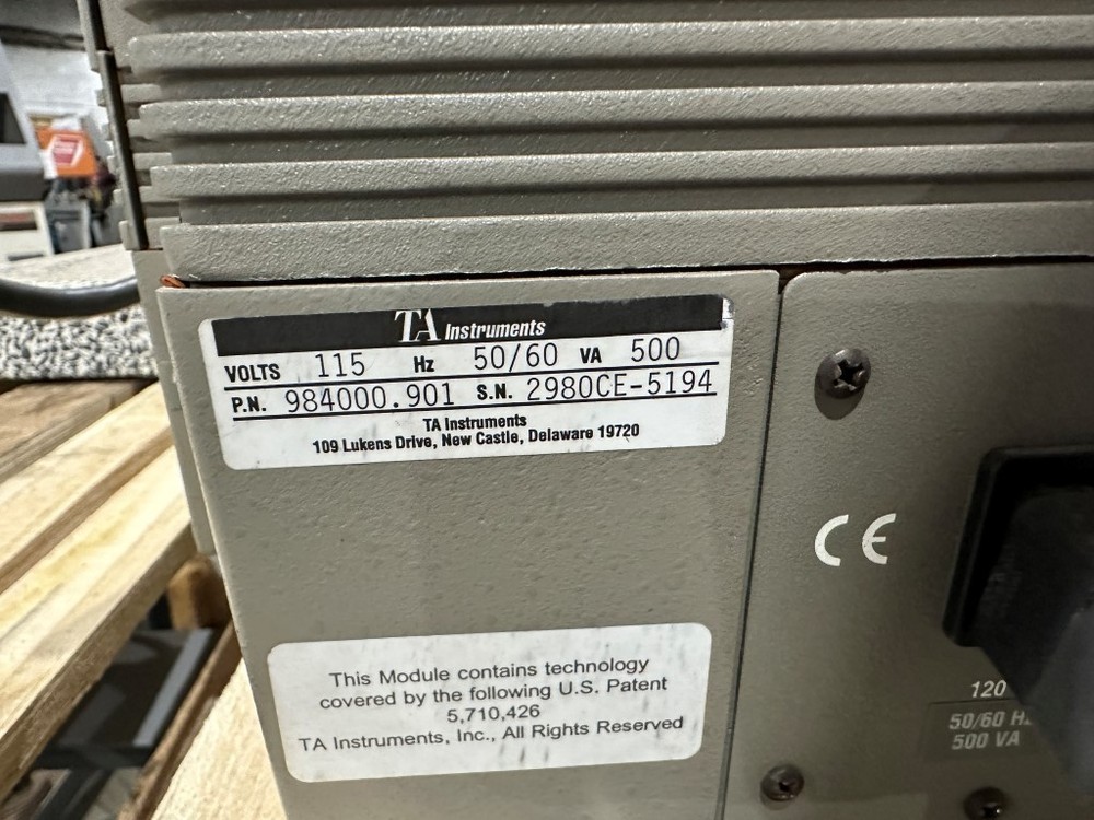 TA INSTRUMENTS DMA2980 DYNAMIC MECHANICAL ANALYZER