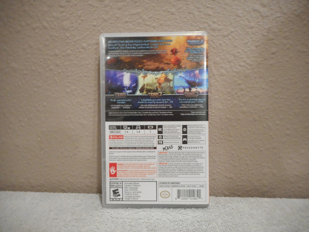 Trine Ultimate Collection Nintendo Switch - Case, Poster, and Insert Only