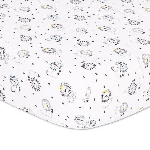 The Peanutshell Little King 5Pc Crib Bedding Set Include Blanket/Extra Sheet