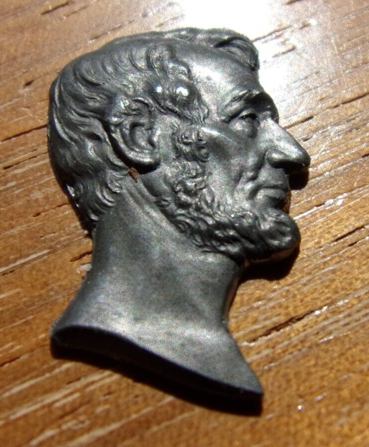 LINCOLN BUST NICE EARLY EXAMPLE MEDAL