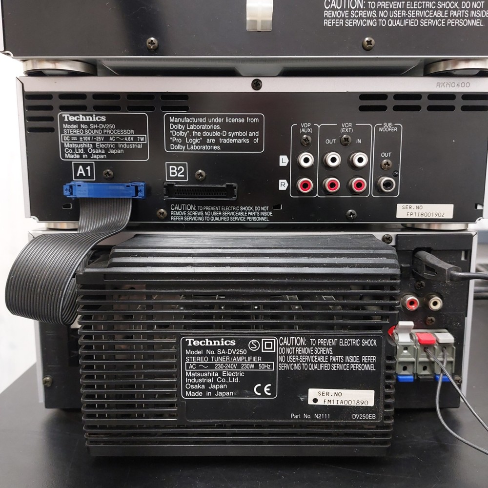 Technics Stereo Tuner and Sound Processor SA-DV250 / SH-DV250