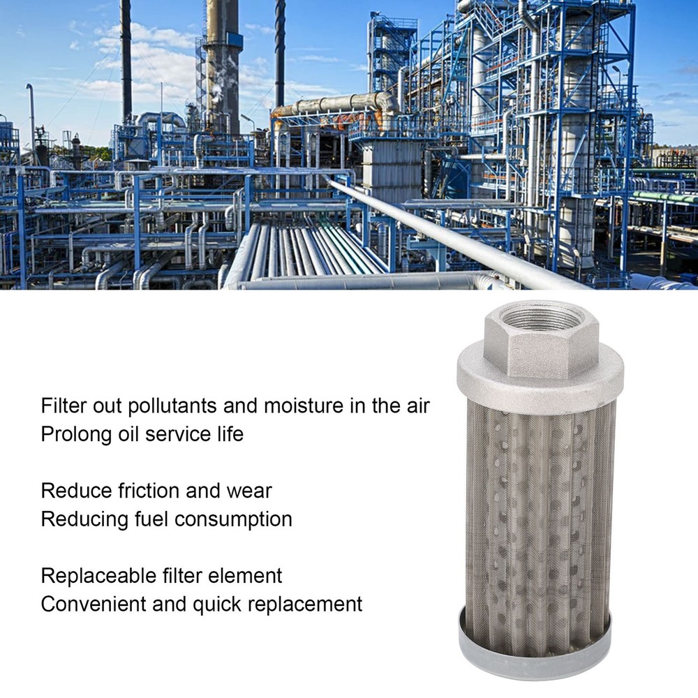 Oil Filter Hydraulic Suction Pickup Strainer Metal Screen