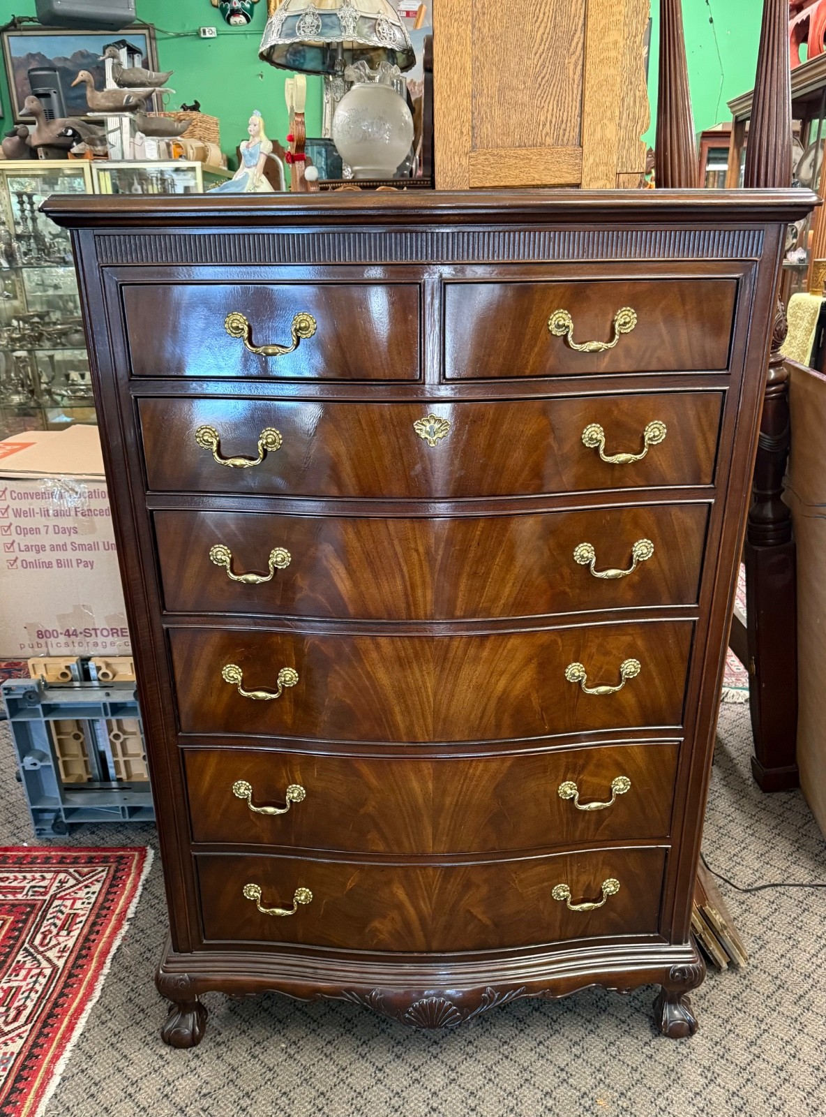 Drexel Heritage Heirloom Tall Chest Dresser Highboy