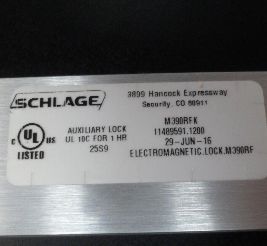 Schlage M390RFK12/24V Electromagnetic Lock