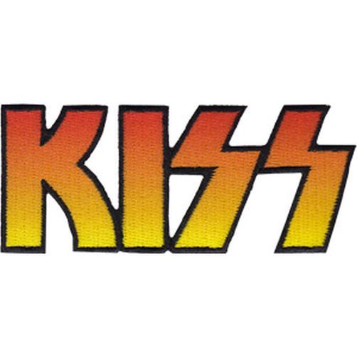 KISS LOGO - EMBROIDERED PATCH - BRAND NEW - MUSIC BAND 4415