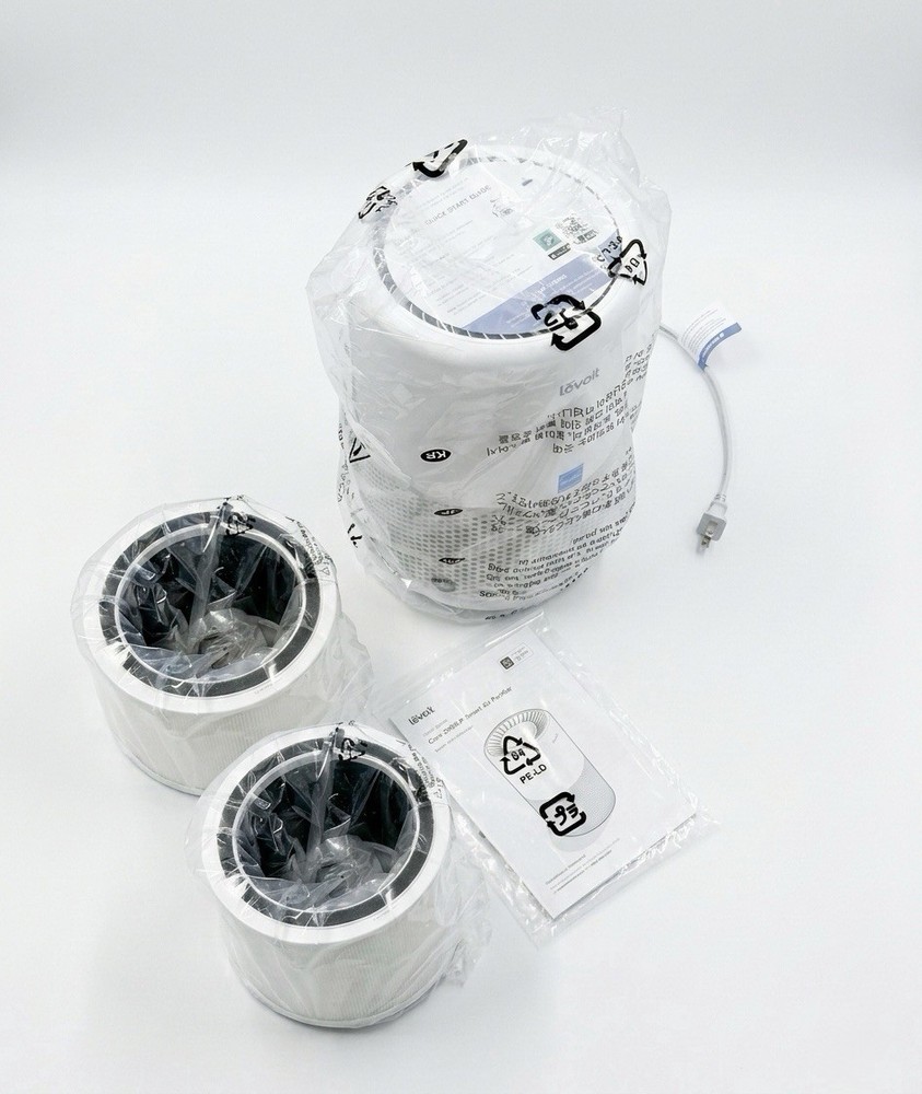 Levoit Core 200S Smart Air Purifier, 2 Levoit Purifier Pet Replacement Filters