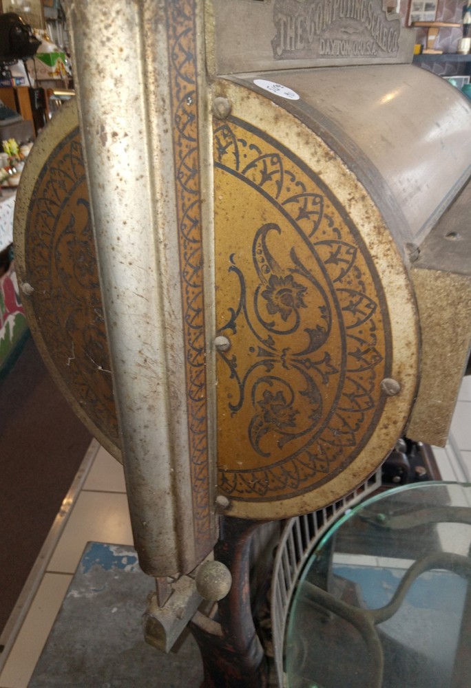 Antique Barrel Scale 1901 The Computing Scale Co