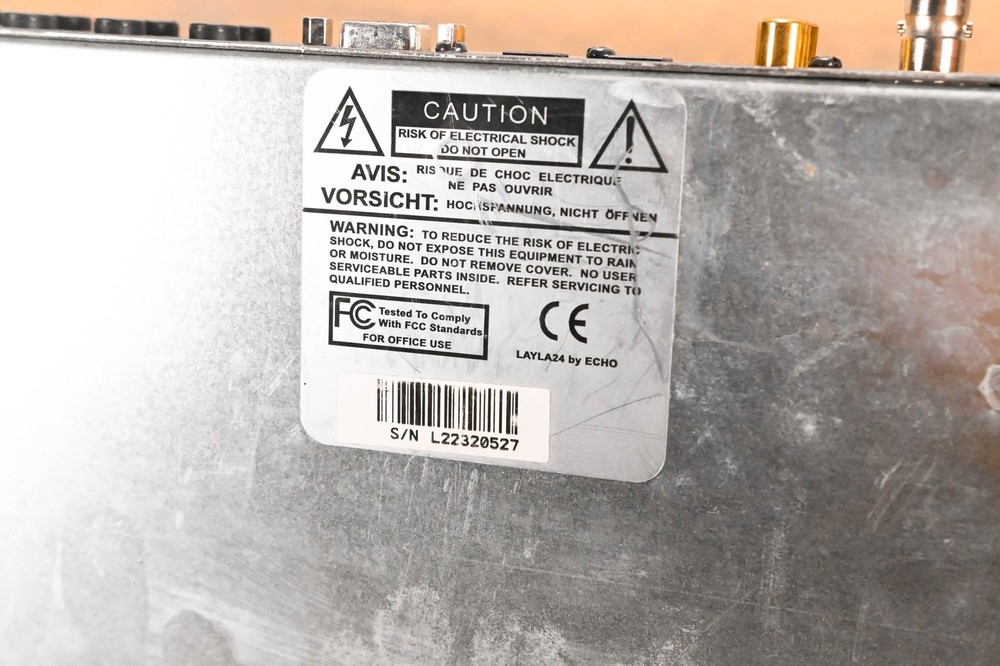 Echo Layla 24/96 Digital Multitrack Recording Interface CG01SS3