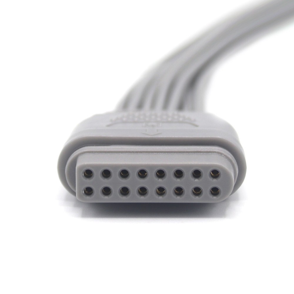EDAN SE-2003/SE-2012 Compatible Holter ECG Cable 7-Lead Snap