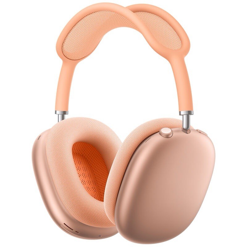 Apple Max Wireless Bluetooth Over-Ear Headphones Pink Orange
