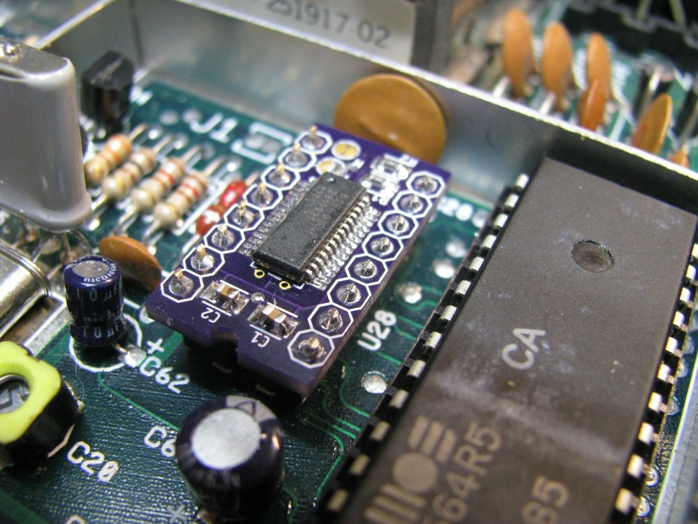 MOS8701 Clock Chip Replacement Commodore C64, C128, small size, big performance