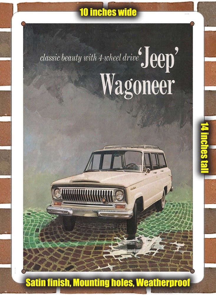 Metal Sign - 1965 Jeeps Wagoneer