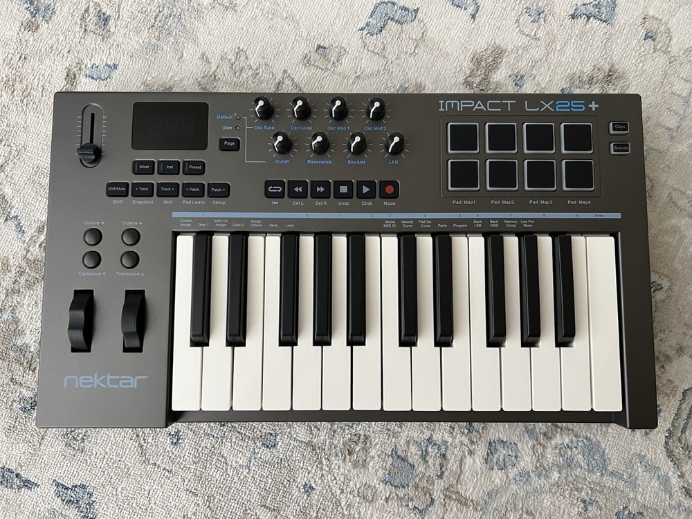 Nektar Impact LX25+ USB MIDI Controller Keyboard