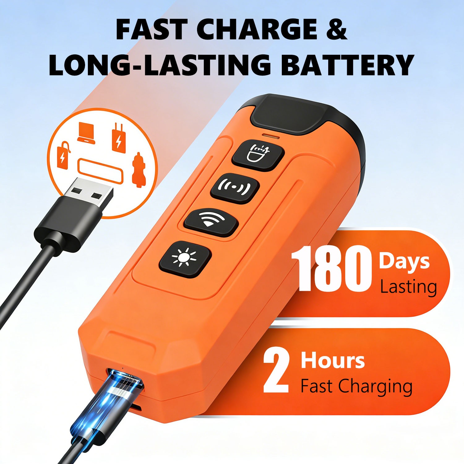 50FT Ultrasonic Dog Bark Deterrent Device Anti Barking Control Training Stopper