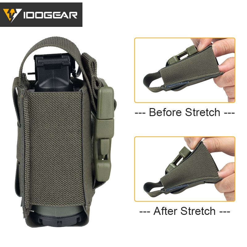 IDOGEAR Tactical Single Flashbang Pouch Tool Pouch Airsoft Multi-Function Gear