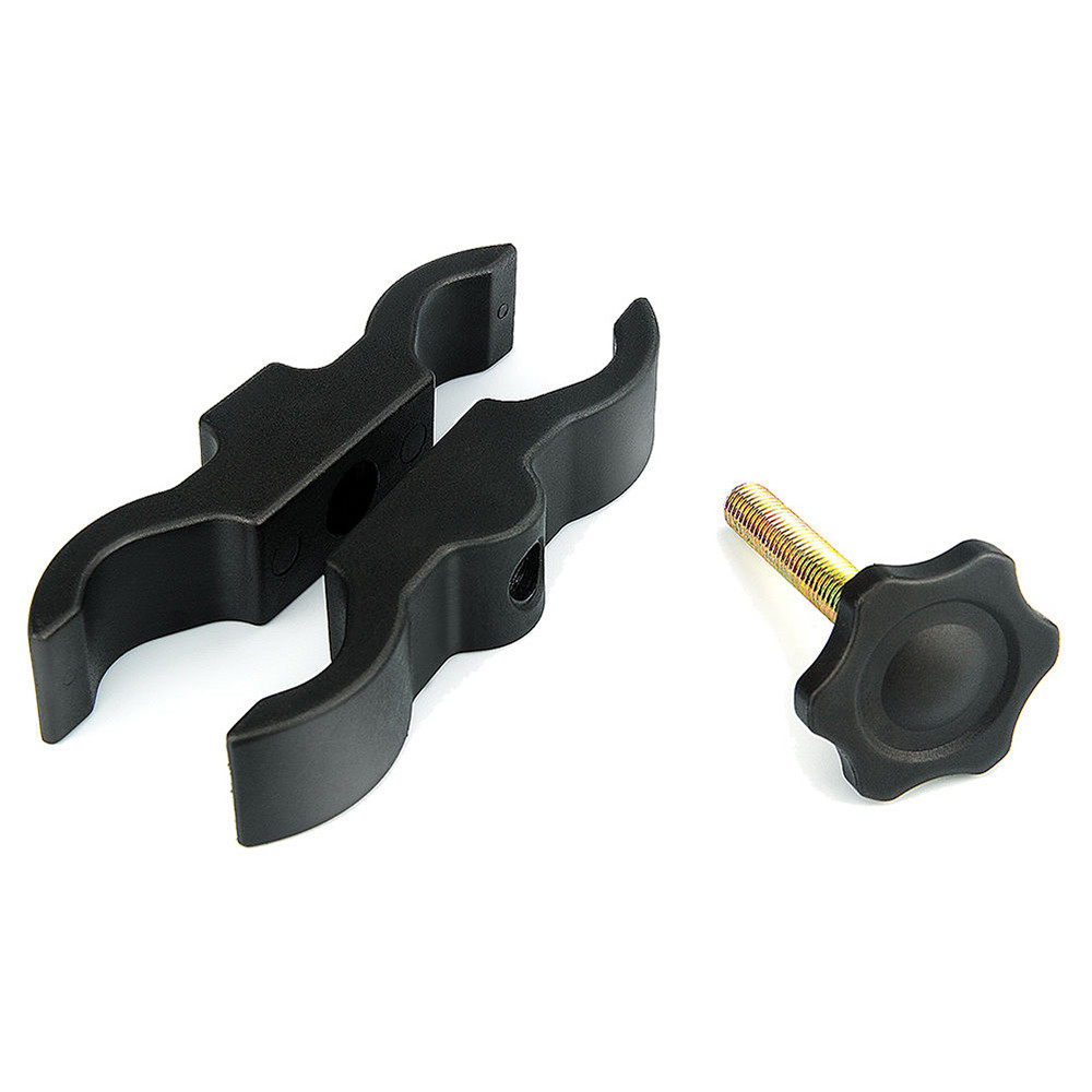 2Pcs Tactical Scope Barrel Clamp Mount 25mm-35mm Adjustable for Flashlight