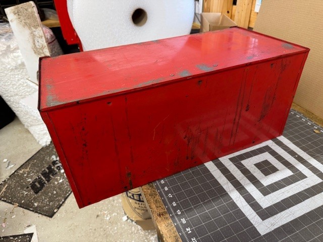 Vintage Sears Craftsman 4 Drawer Intermediate Middle Tool Box Toolbox With Keys