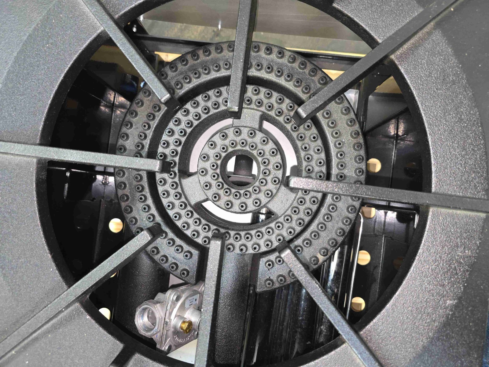 6300 S/D Vulcan Double Gas Stock Pot 2 Burners with Floor Legs, Model: VSP200F-1