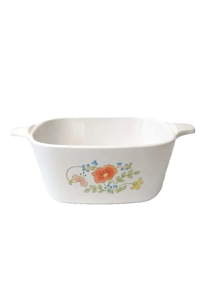 Petite Corning Ware Wildflower pattern 2¾ Cup P-43-B Casserole Dish