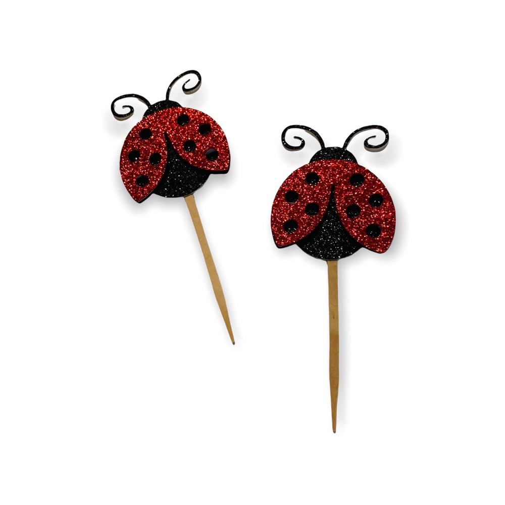 Ladybug Cupcake Toppers