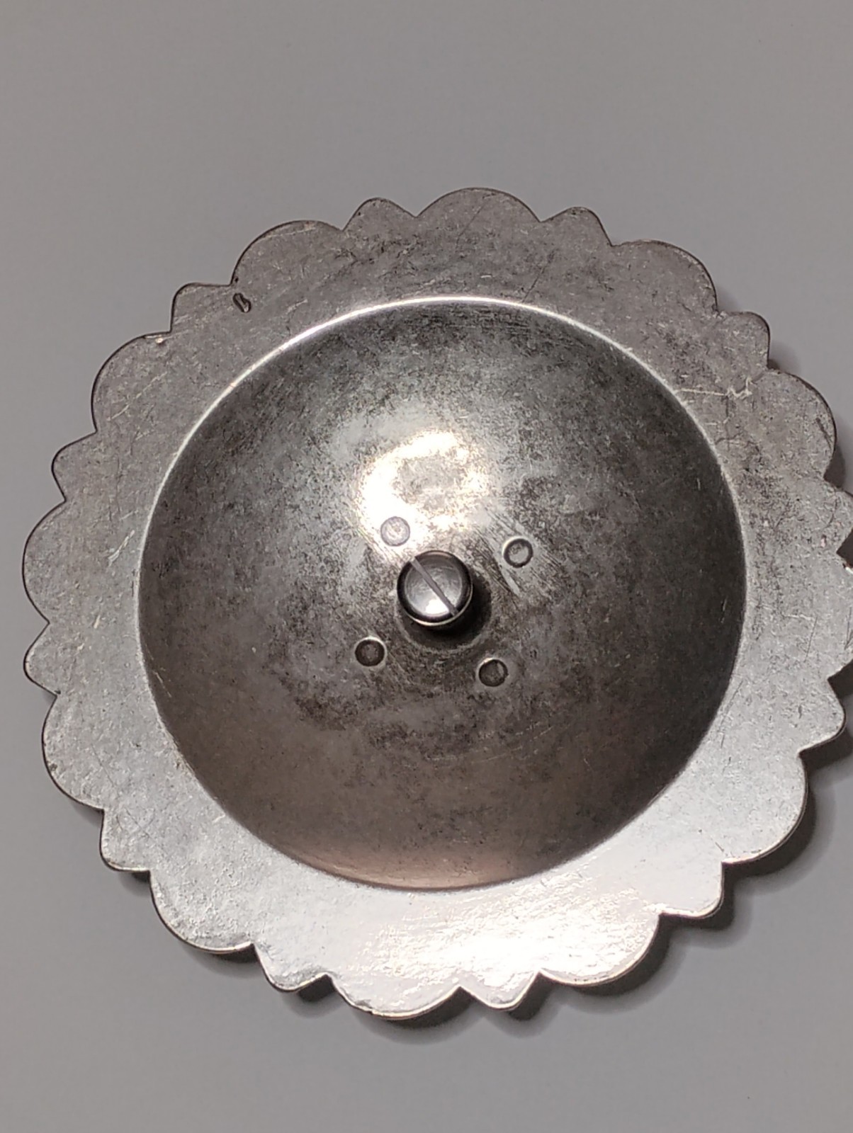 Large 4-1/2 inch Vintage Western Star Berry Concho with Chicago Screw Back #1