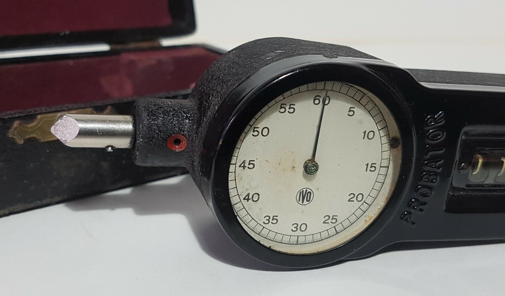 Vintage Probator Tachometer Tool - Cased