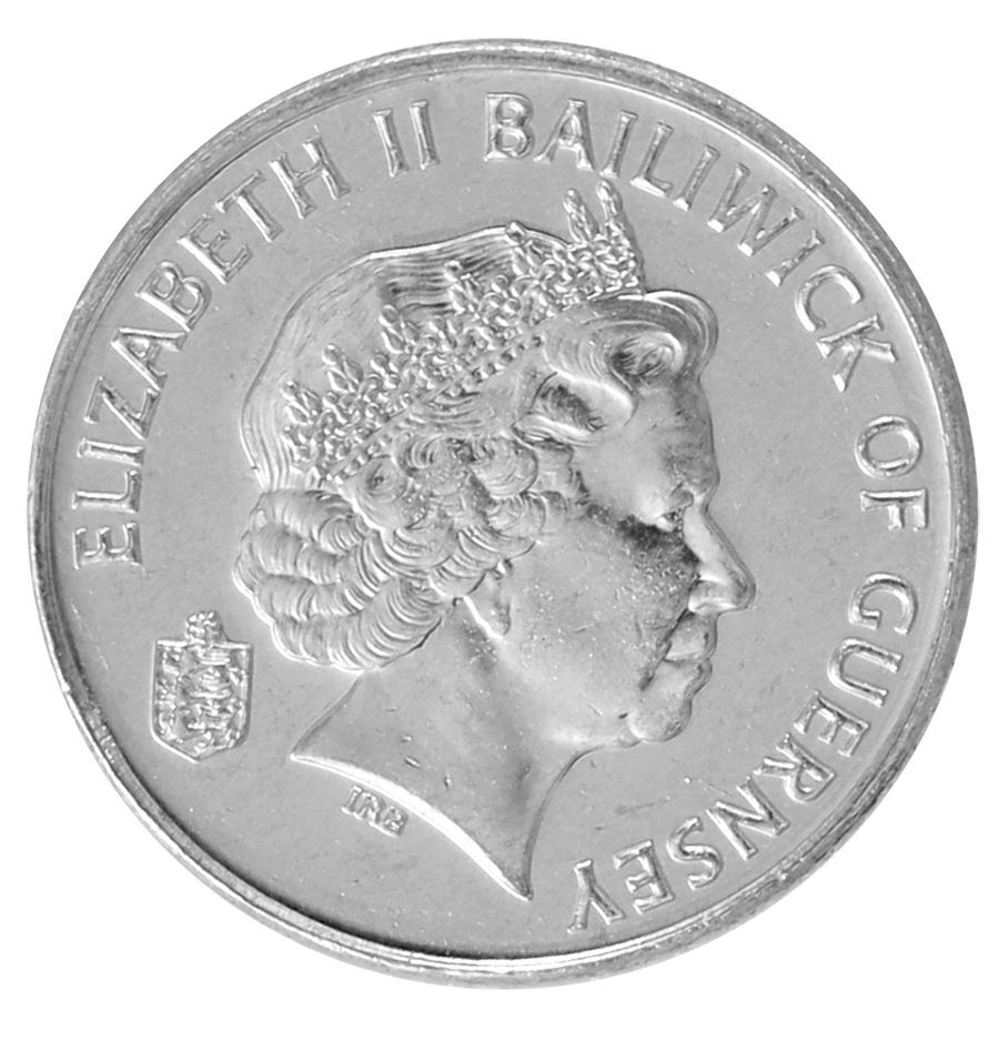 Guernsey 5 Pence, 2010, KM #97, Mint