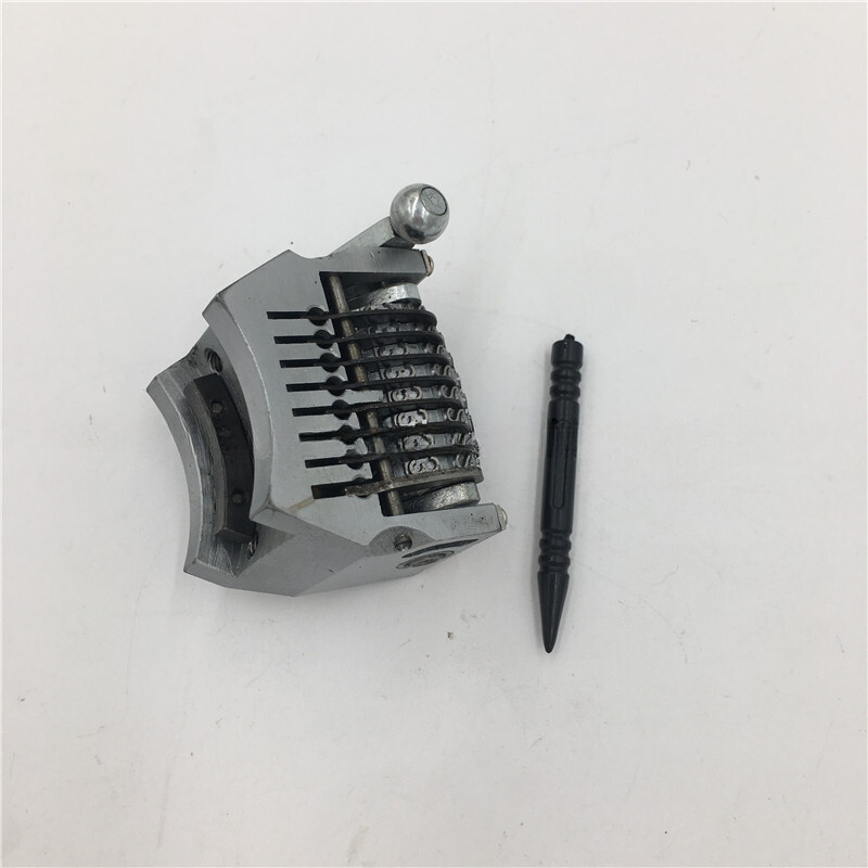8 Digits Vertical Backward 0987654 Numbering Machine Reverse Offset Numerator