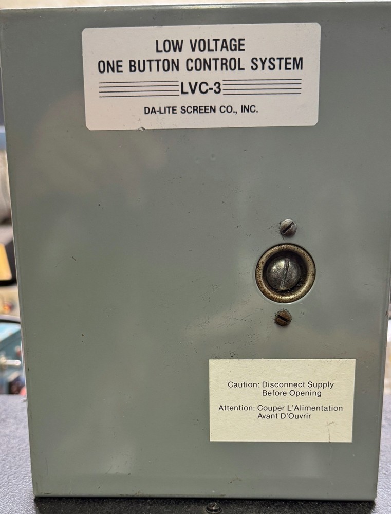 Da-Lite LVC3 Low Voltage Screen Control System 115V New in Box