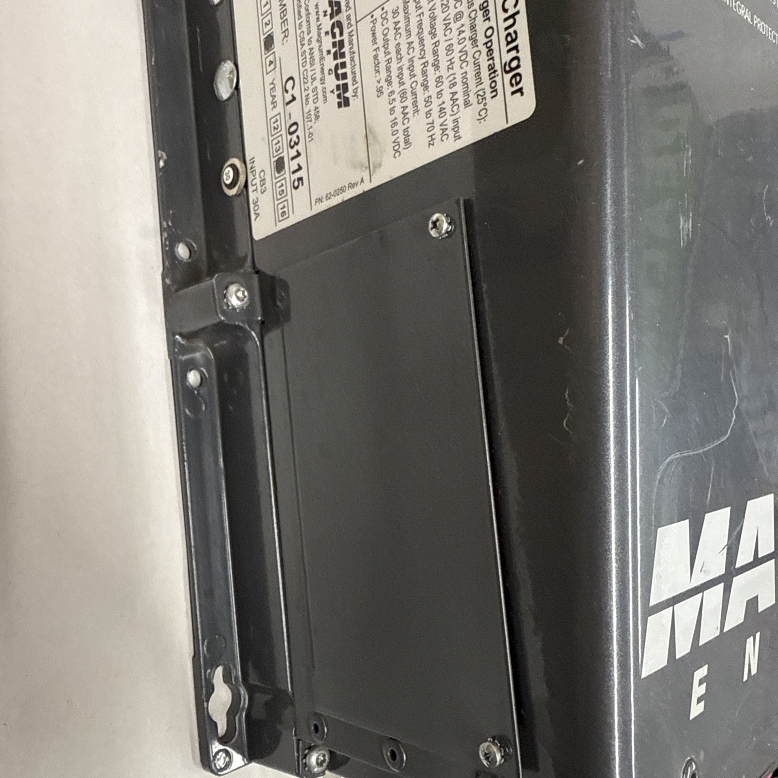 Magnum Energy ME2512 Inverter/Charger - -Remote Controller