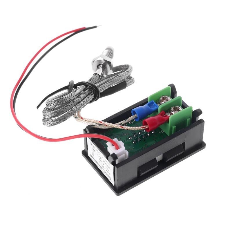 Upgrade Digital Temperature Meter Dual Display K-Type Thermocouple Temp Sensor