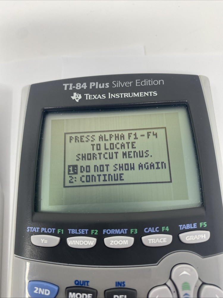 Texas Instruments TI-84 Plus Silver Edition Graphing Calculator -TESTED