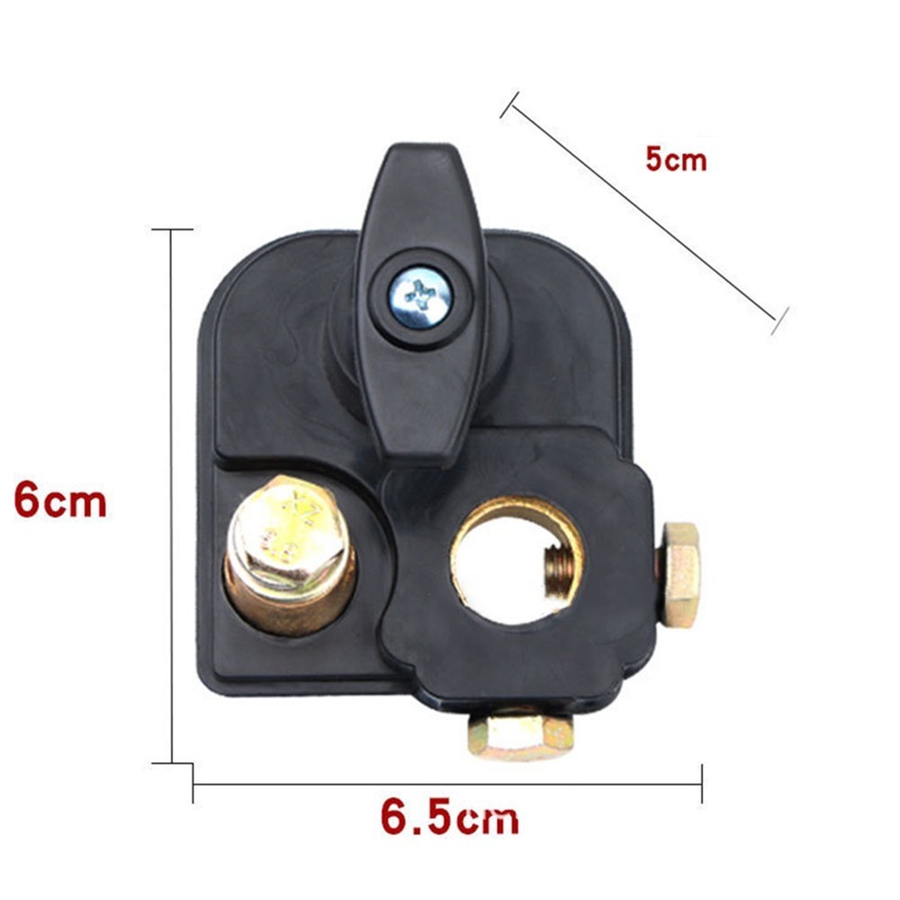 Compact Battery Disconnect Switch 12V 24V Suitable for Multiple Vehicles