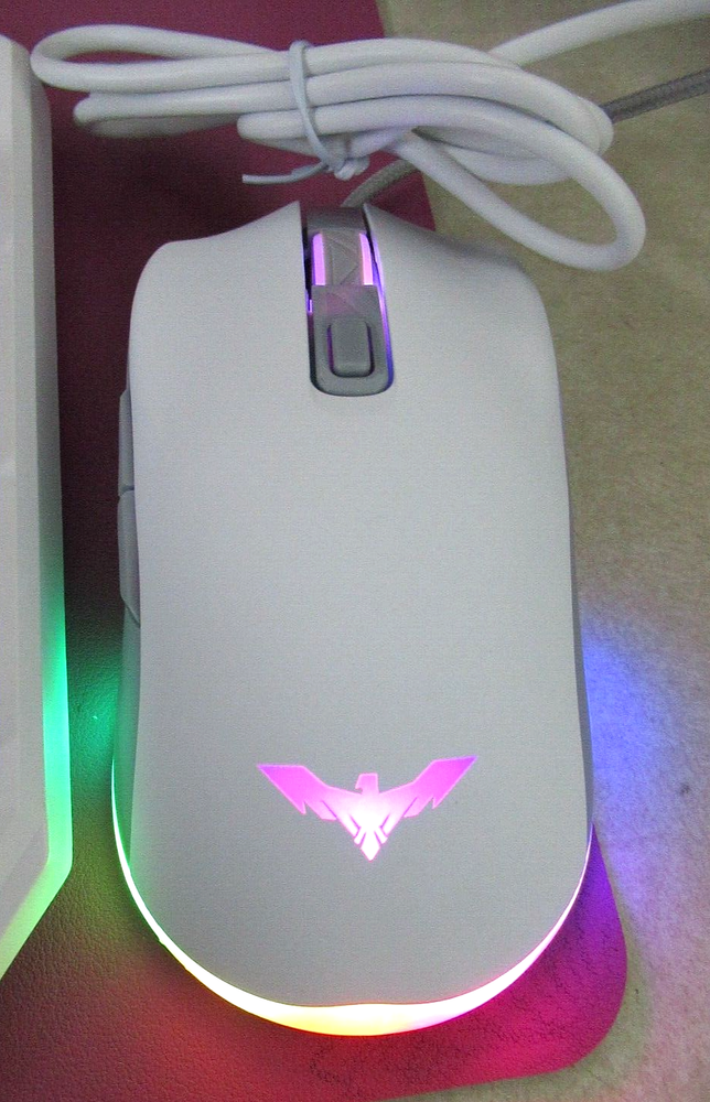 Havit Game Series Magic Eagle White-rainbow back lit keyboard and mouse