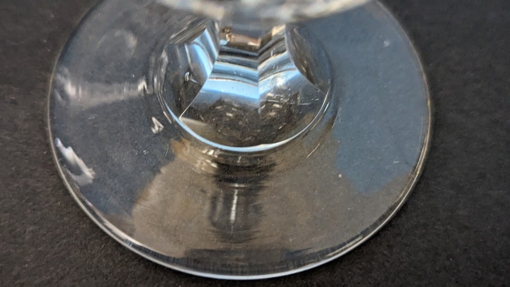 4 Vintage Crystal Goblets