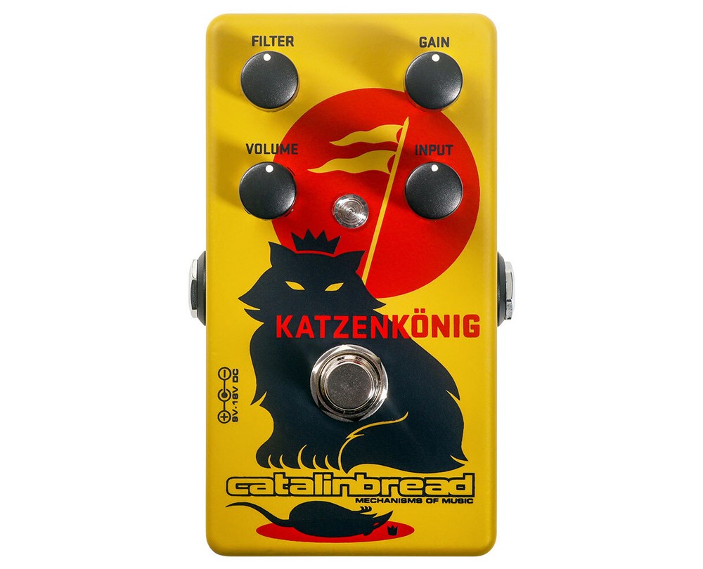 Catalinbread Katzenkönig Distortion/Fuzz + 2x Gator Patch Cable 3 Pack