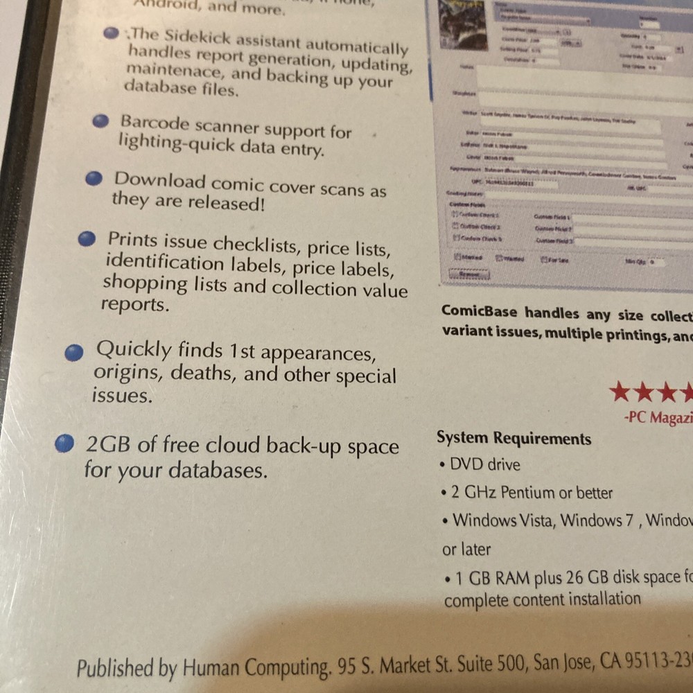 ComicBase 2015 DVD(4 Disc Set) ARCHIVE EDITION Software