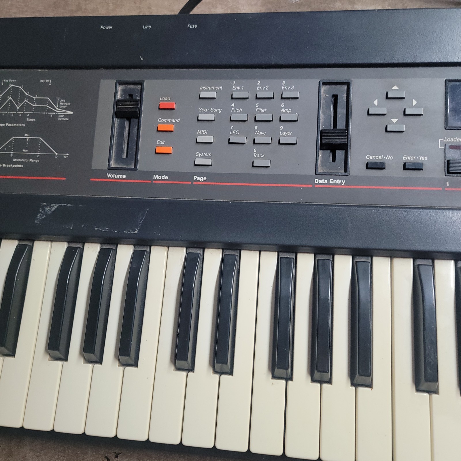 Ensoniq EPS Performance Sampler Keyboard with SKB Case, Used